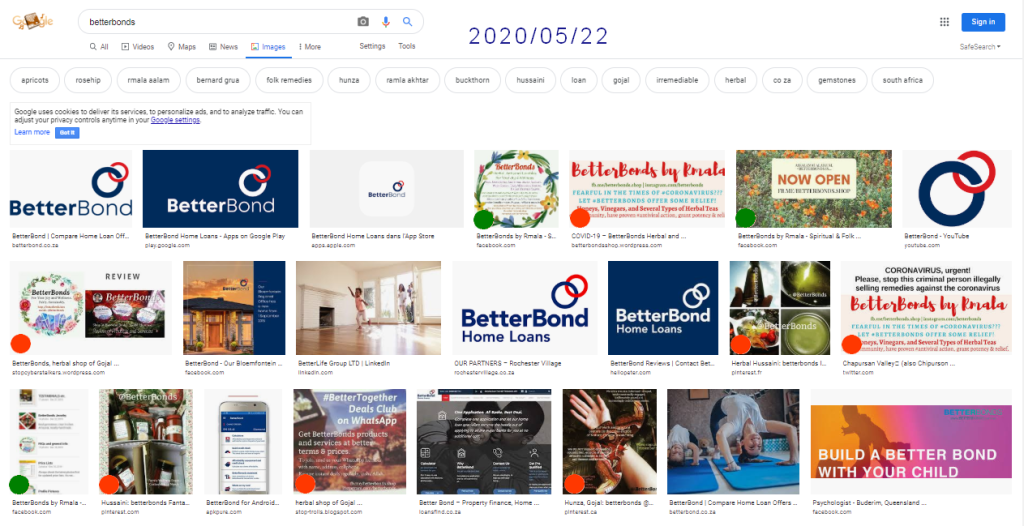 A Google image search on "BetterBonds" give three answers made by Ms Ramla Akhtar vs six for her opposition. This a bad result in a marketing point of view. The bad buzz created by her "Wakhi campaign" is two times stronger than the favorable presentations.